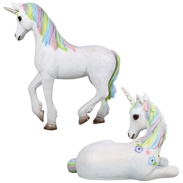 Statuette Licorne Noire Par Miss Mindy - Figurine Collection Et Décoration - Neuf
